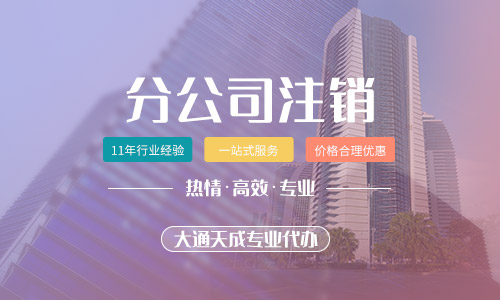 分公司注销流程步骤