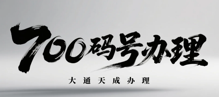 700号码怎么办理